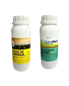 Adjuvante Neutro Globalplant 1l + Óleo de Casca de Laranja Globalgold 1l